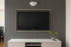 Caja 14 Wall Panel WPC Gris Madera Fondo Negro revo surfaces