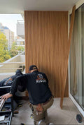 revo surfaces Servicio de Instalación Wall Panel (por m2) maestros trabajando