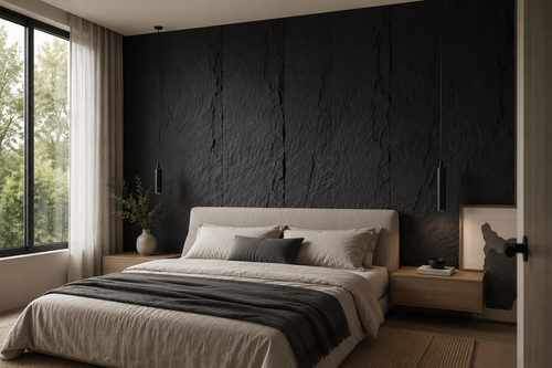 revo surfaces Caja 10 u Piedra PU negro habitación