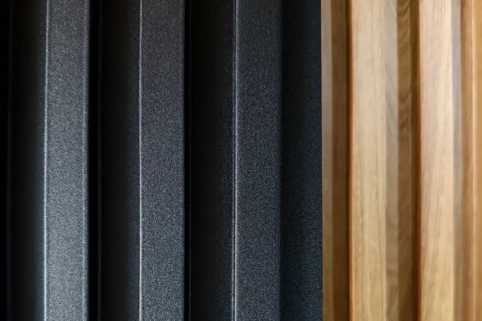revo surfaces wall panel pvc interior black close up