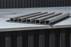 revo surfaces wall panel wpc interior arena fondo negro corte horizontal